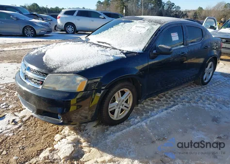 2013 Dodge Avenger Sxt z USA, uszkodzony, nr VIN 1C3CDZCB1DN681057